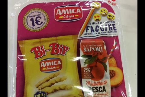 Italian snack pack for kids - novelty pencil-top included